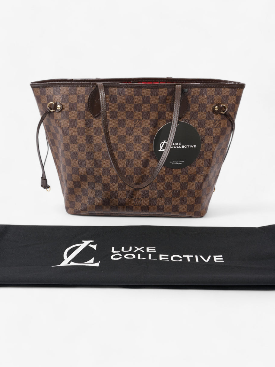 Louis Vuitton Neverfull Damier Ebene Coated Canvas MM Image 9