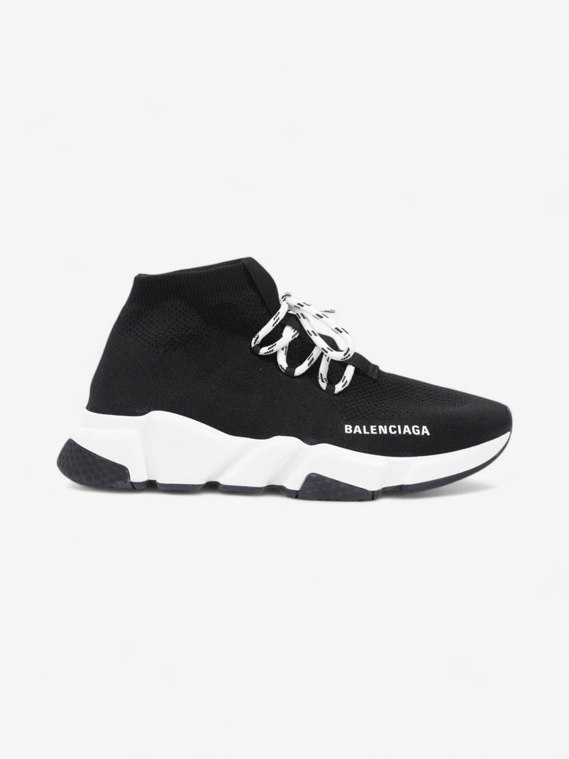  Balenciaga Speed Lace Up Black / White Cotton EU 40 UK 7