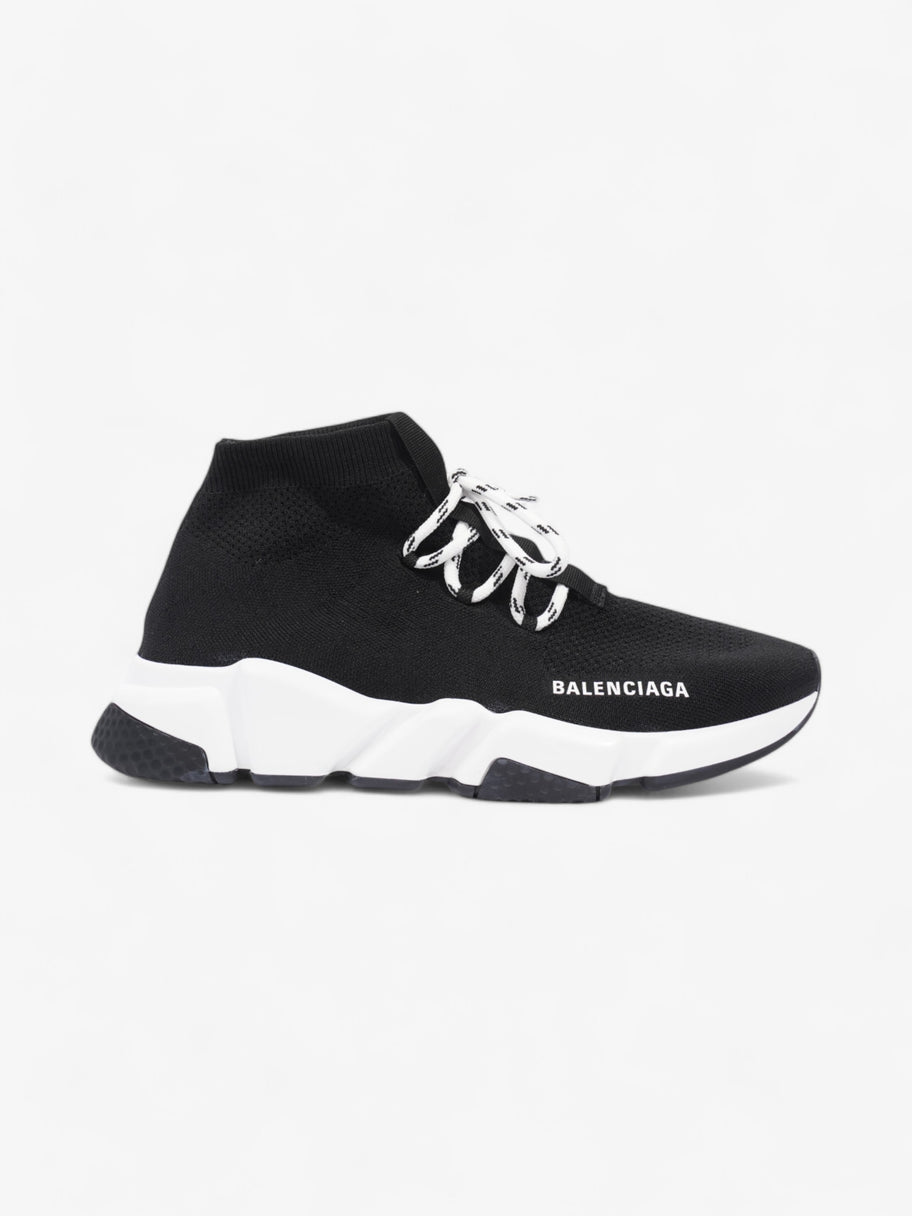 Balenciaga Speed Lace Up Black / White Cotton EU 40 UK 7 Image 1