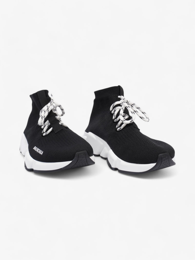  Balenciaga Speed Lace Up Black / White Cotton EU 40 UK 7