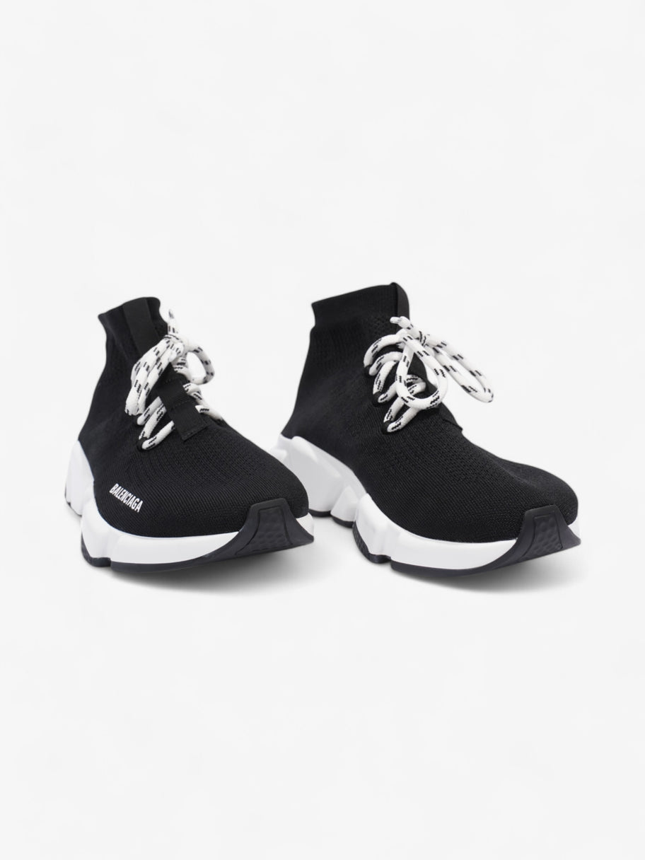 Balenciaga Speed Lace Up Black / White Cotton EU 40 UK 7 Image 2