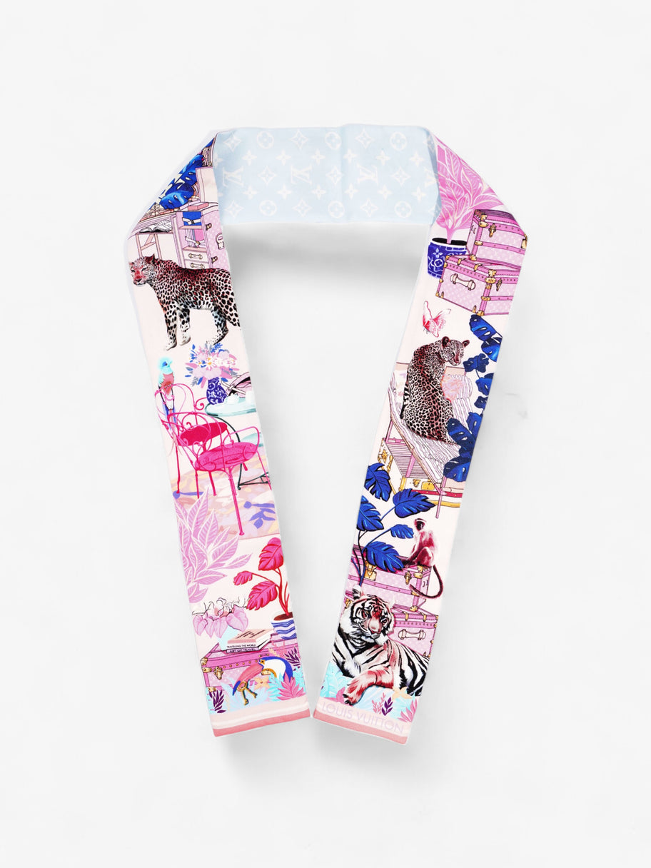 Louis Vuitton Animal Print Scarf Multicoloured Silk Image 1