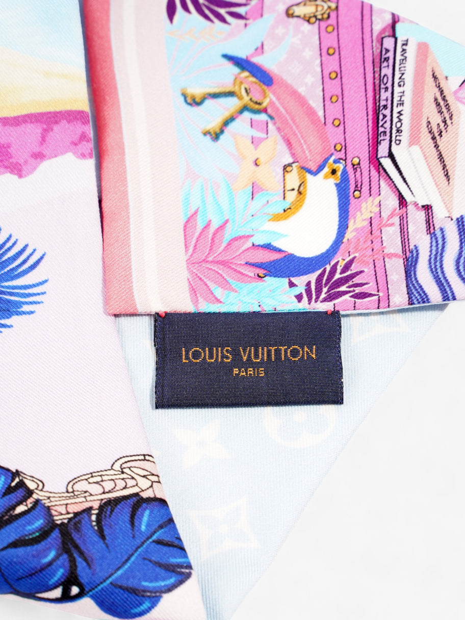 Louis Vuitton Animal Print Scarf Multicoloured Silk Image 4