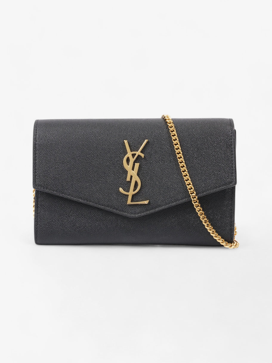 Saint Laurent Uptown Crossbody Black Grained Leather Image 1