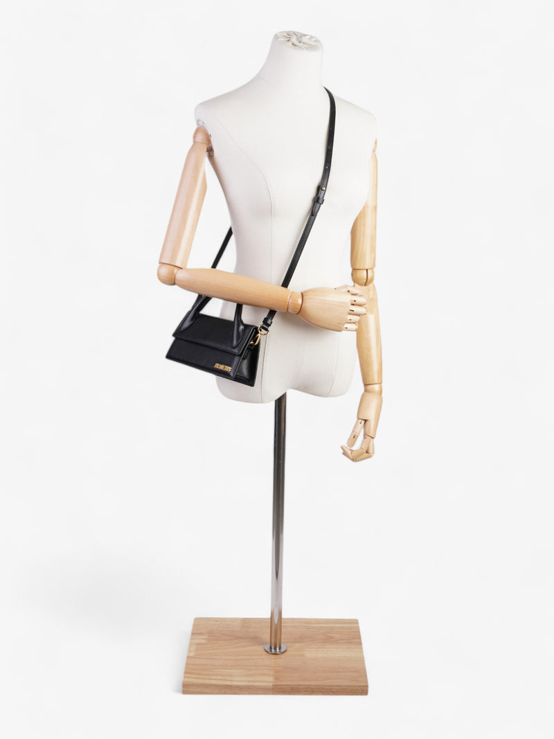  Jacquemus Le Chiquito Long Black Leather