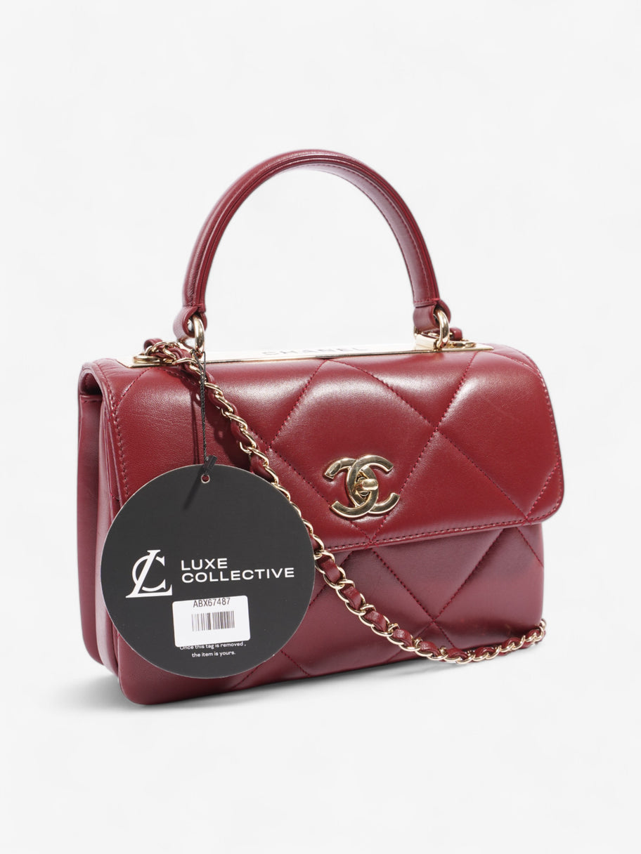 Chanel Trendy CC Burgundy Lambskin Leather Small Image 11