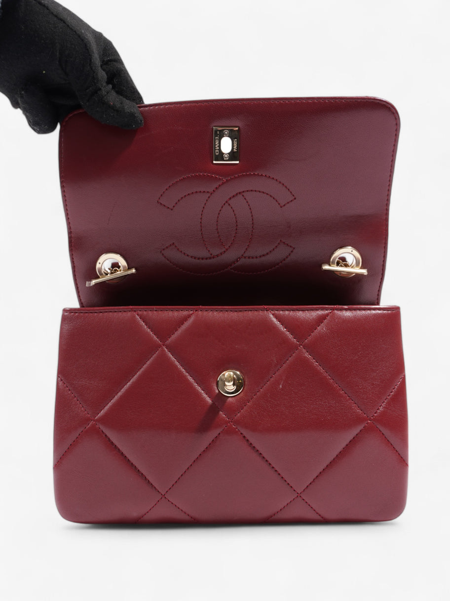 Chanel Trendy CC Burgundy Lambskin Leather Small Image 9