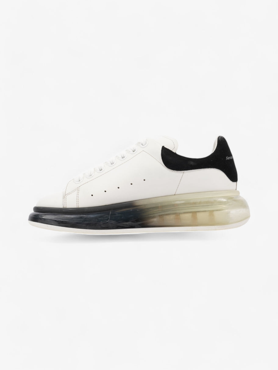 Alexander McQueen Oversized Sneakers with Clear Sole White / Black Leather EU 39 UK 6 Image 3