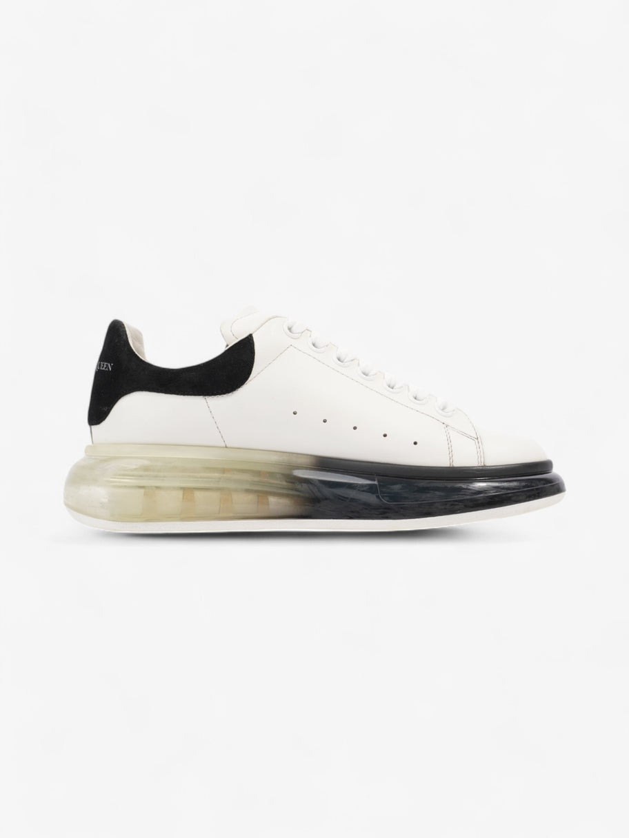 Alexander McQueen Oversized Sneakers with Clear Sole White / Black Leather EU 39 UK 6 Image 4