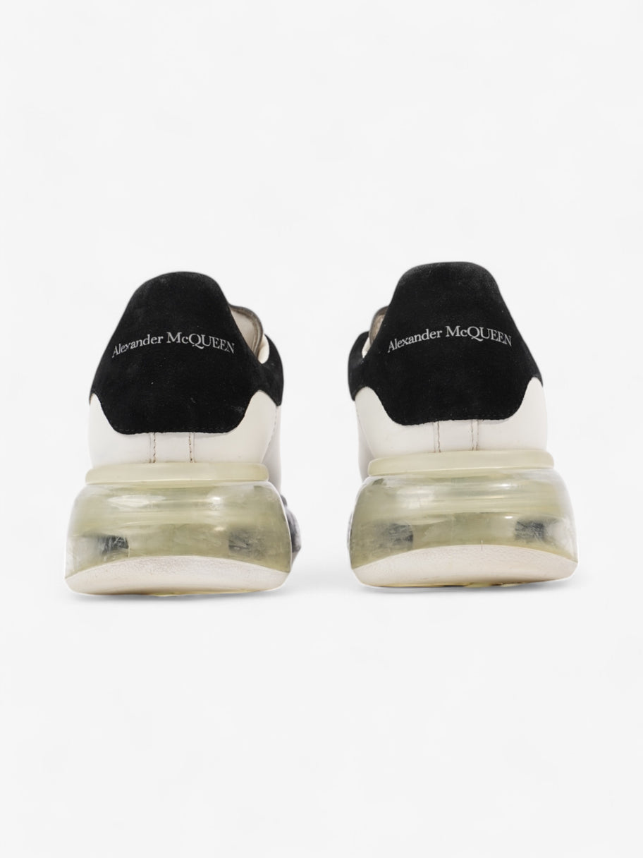 Alexander McQueen Oversized Sneakers with Clear Sole White / Black Leather EU 39 UK 6 Image 6