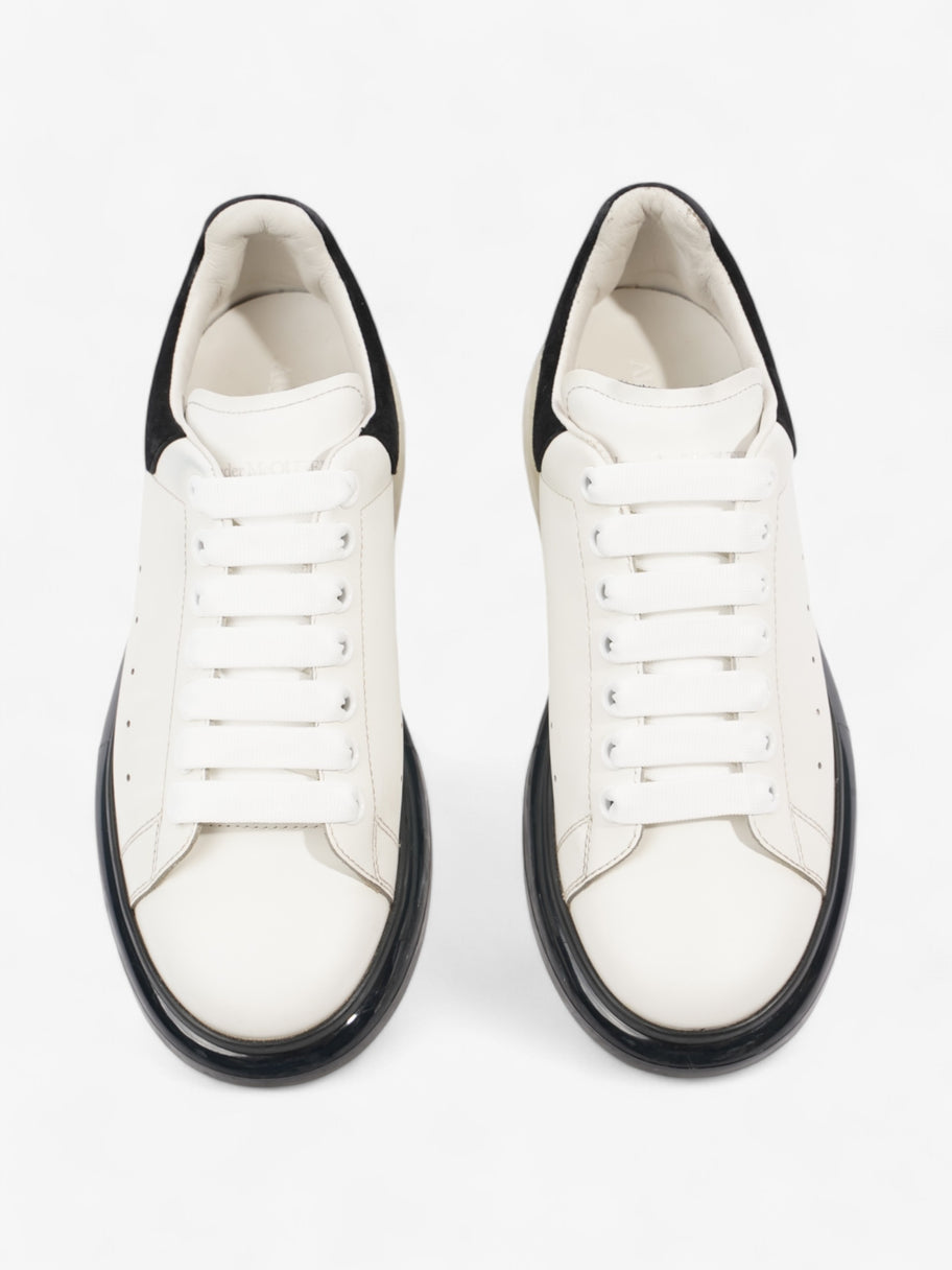 Alexander McQueen Oversized Sneakers with Clear Sole White / Black Leather EU 39 UK 6 Image 8