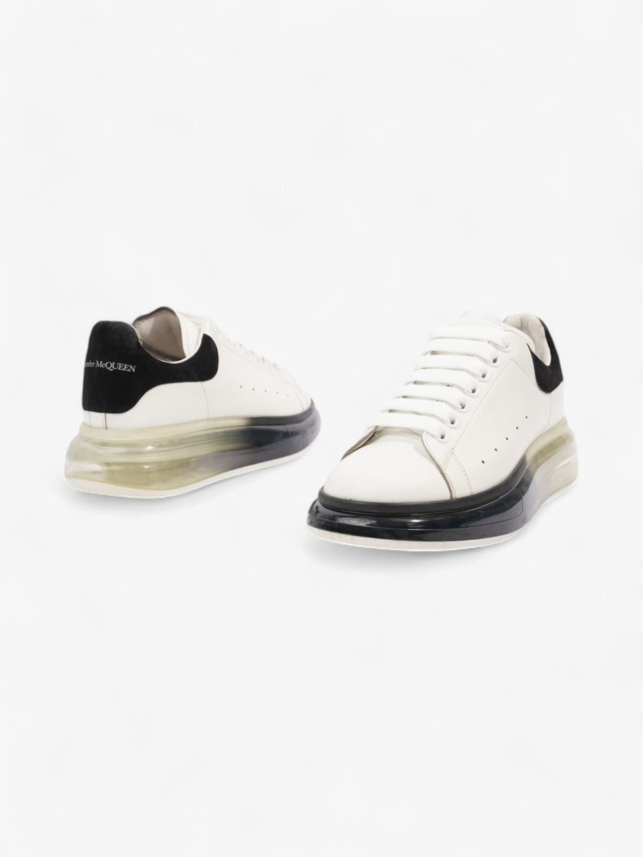 Alexander McQueen Oversized Sneakers with Clear Sole White / Black Leather EU 39 UK 6 Image 9