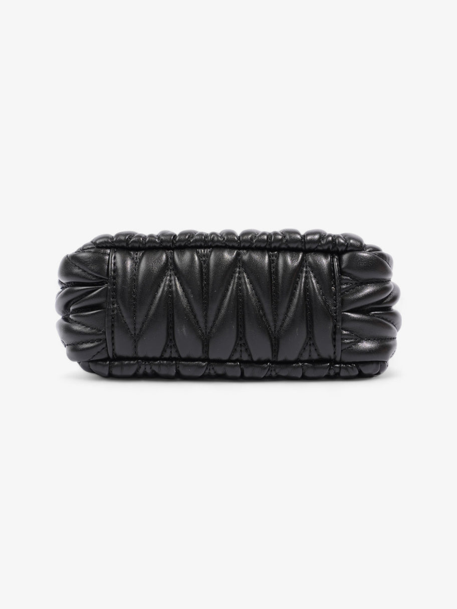 Miu Miu Hobo Bag Black Matelasse Leather Image 6