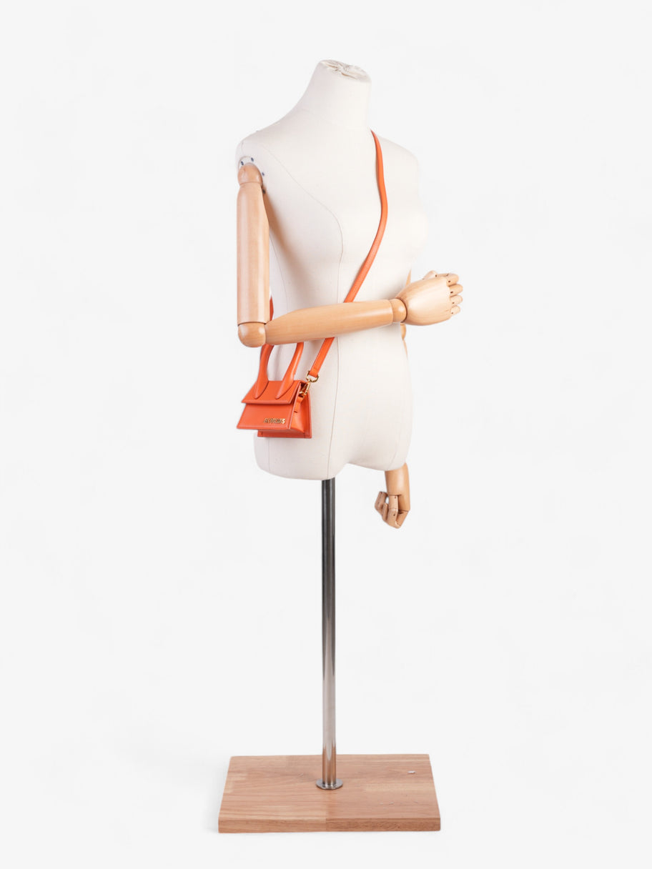 Jacquemus Le Chiquito Orange Leather Image 2