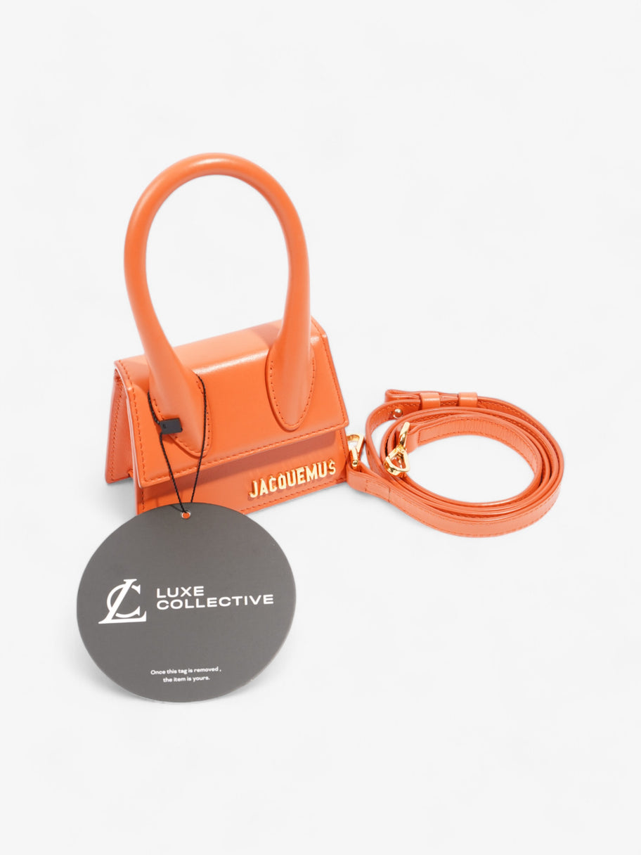 Jacquemus Le Chiquito Orange Leather Image 9