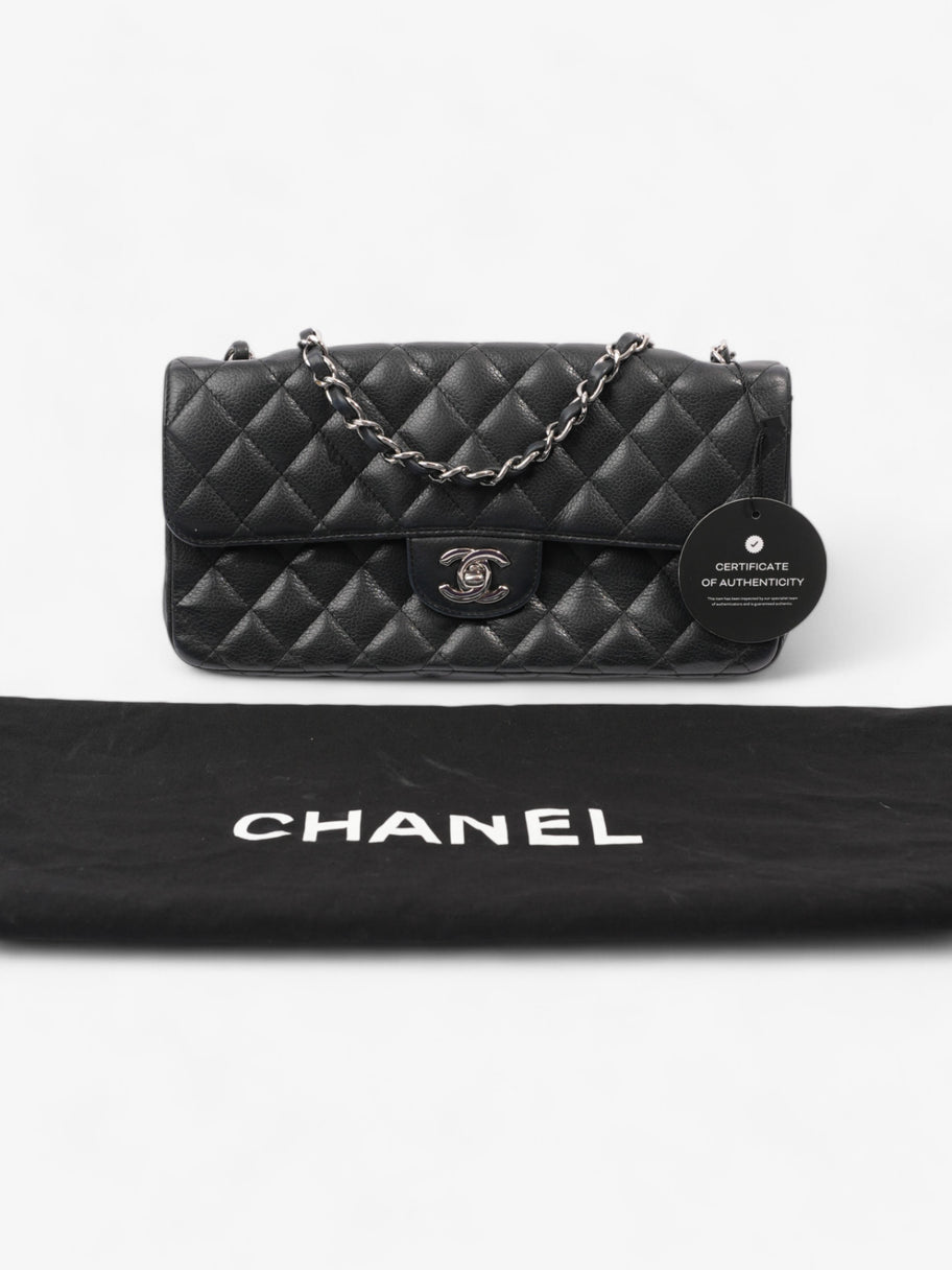 Chanel East West Black Caviar Leather Image 10