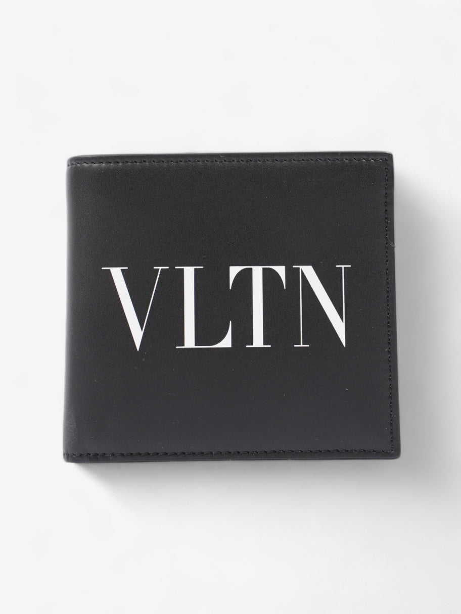 Valentino VLTN Wallet Black / White Leather Image 1