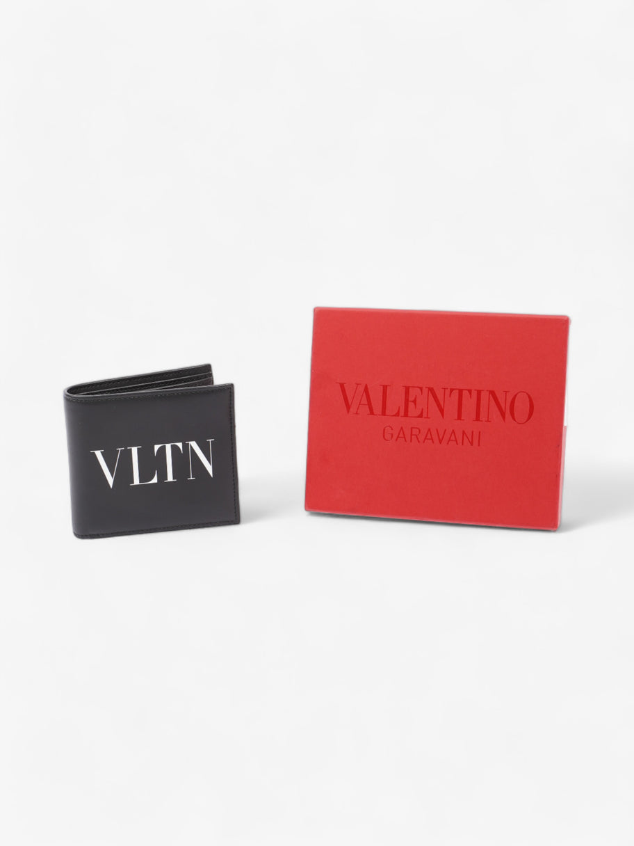 Valentino VLTN Wallet Black / White Leather Image 7