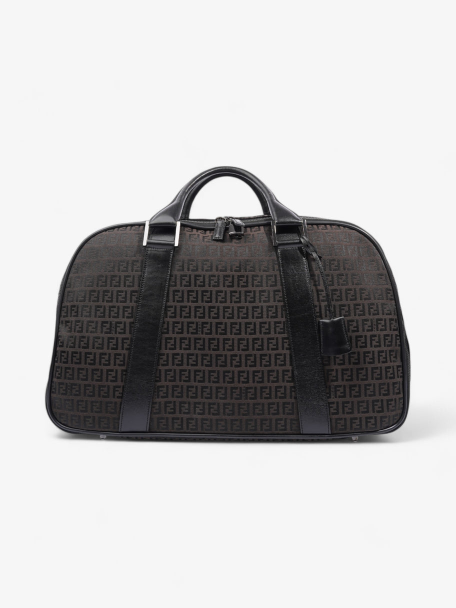 Fendi FF Duffle Bag Black / Tobacco Canvas Image 1