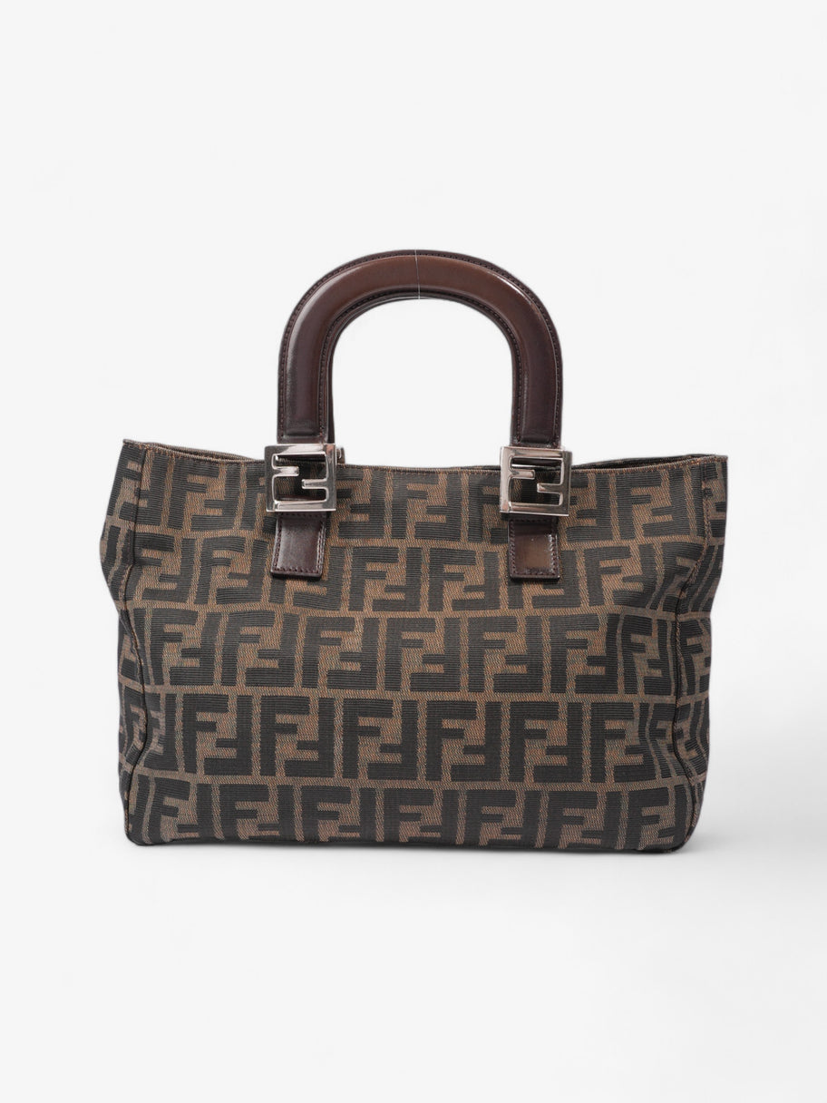 Fendi Zucca Tote Brown Canvas Image 1