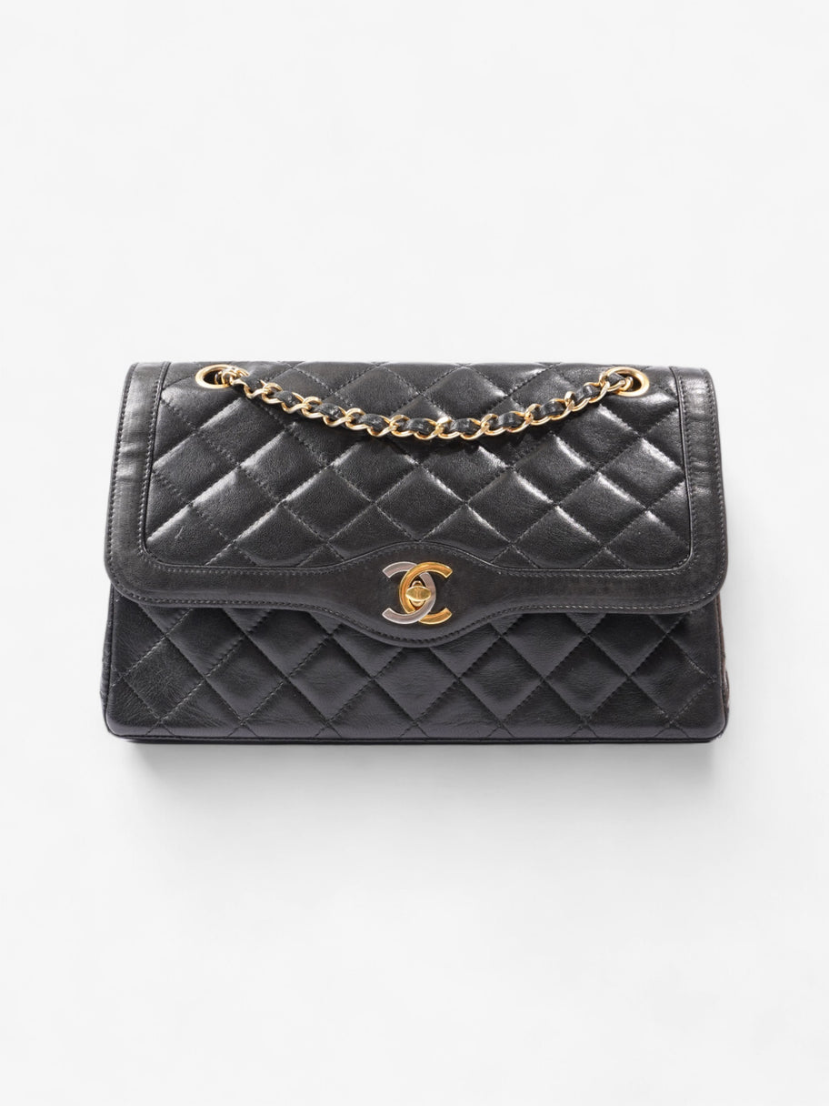 Chanel Paris Flap Black Calfskin Leather Image 11