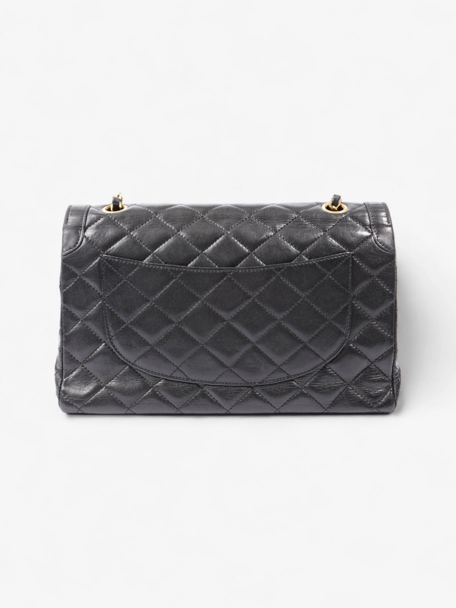 Chanel Paris Flap Black Calfskin Leather Image 14