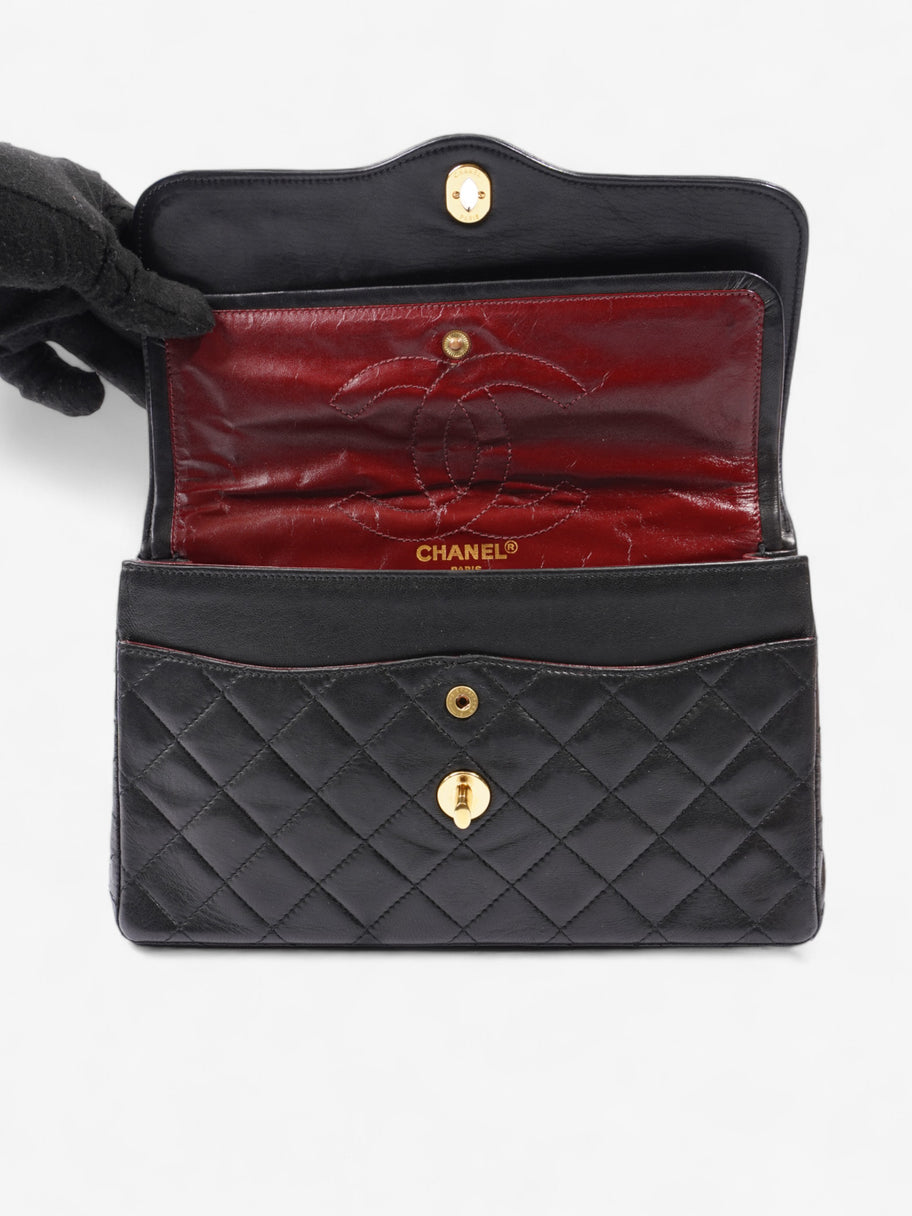 Chanel Paris Flap Black Calfskin Leather Image 8