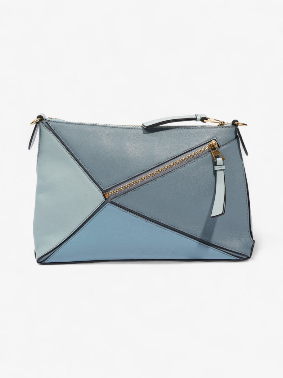 Loewe Puzzle Bag Blue Calfskin Leather Image 13