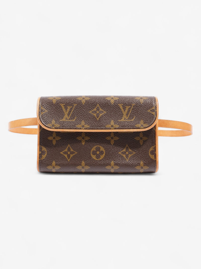  Louis Vuitton Pochette Florentine Monogram Coated Canvas XS