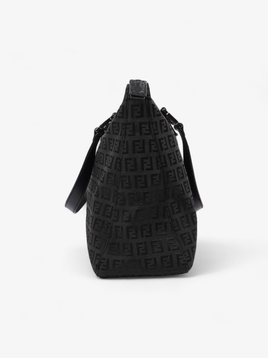 Fendi Zucca Tote Black Canvas Image 11