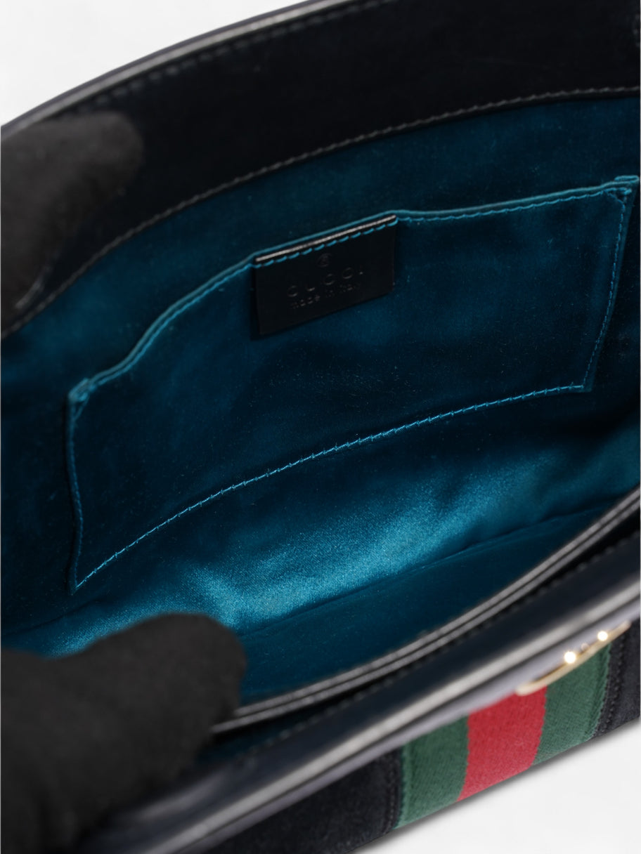 Gucci Ophidia GG Black / Red / Green Suede Image 8