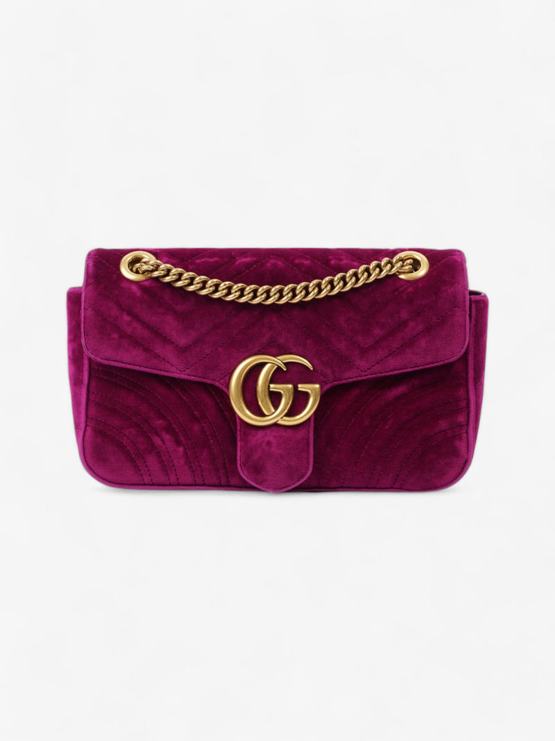  Gucci GG Marmont Purple Velvet Small