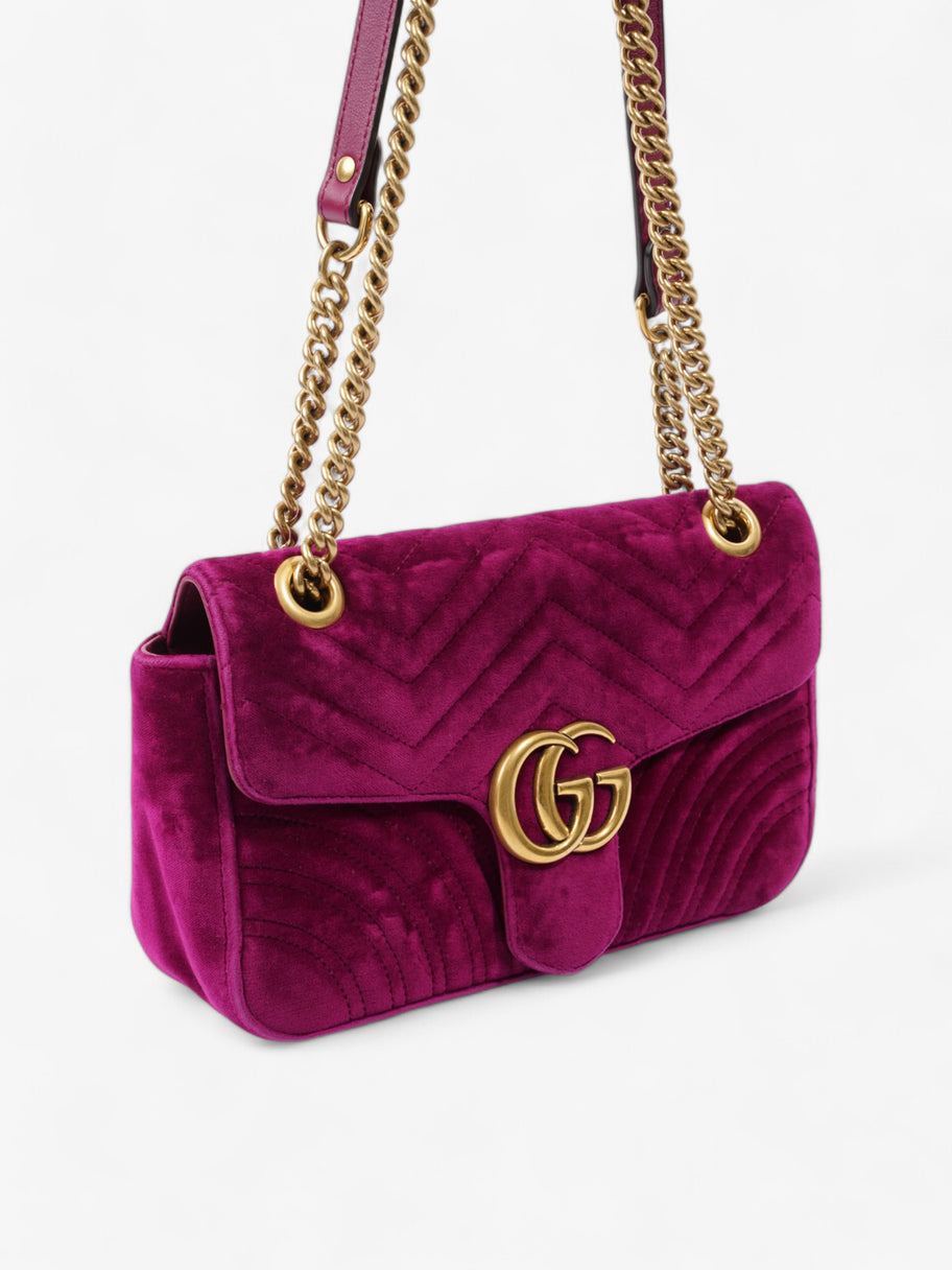 Gucci GG Marmont Purple Velvet Small Image 7