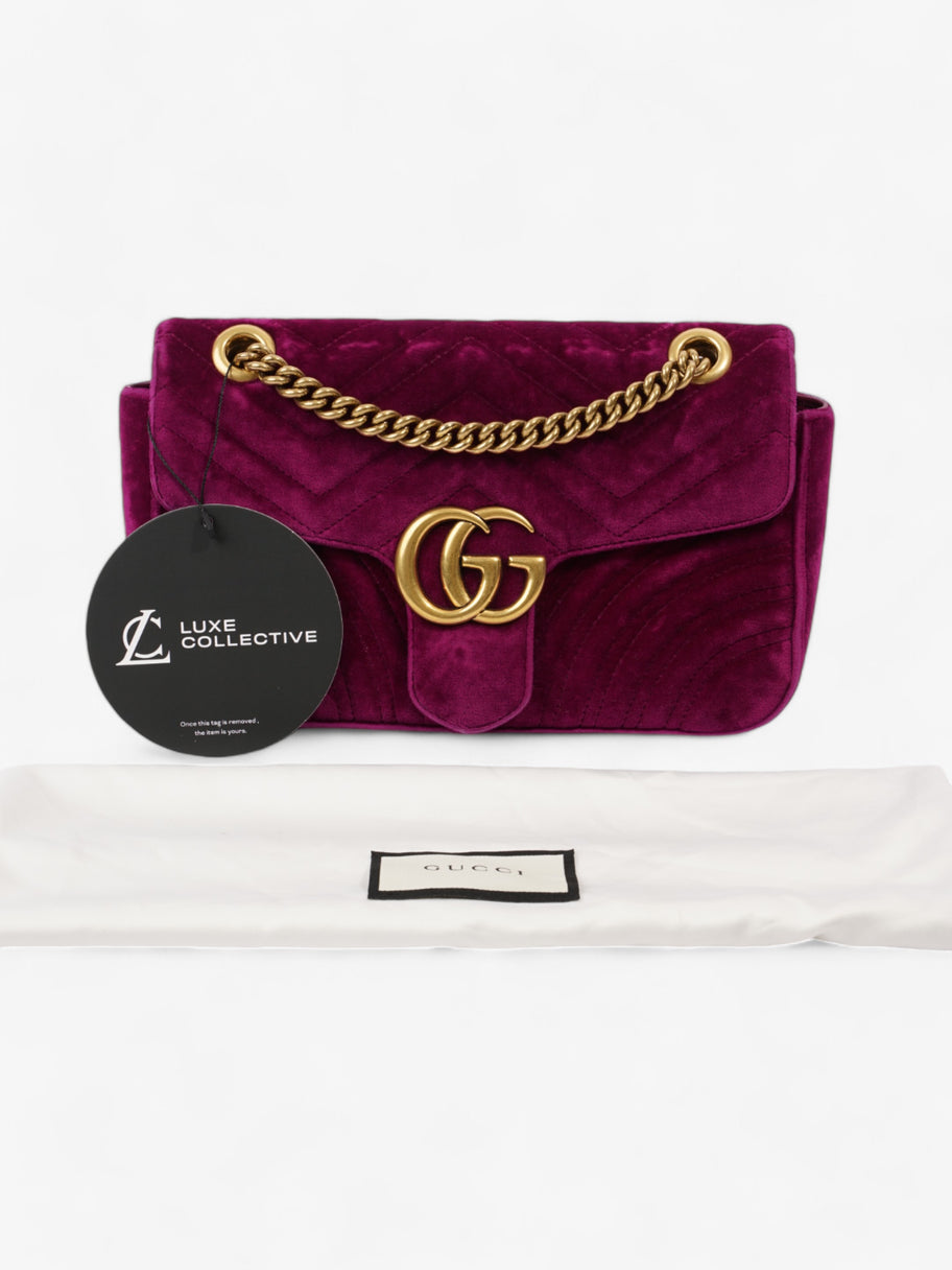 Gucci GG Marmont Purple Velvet Small Image 10