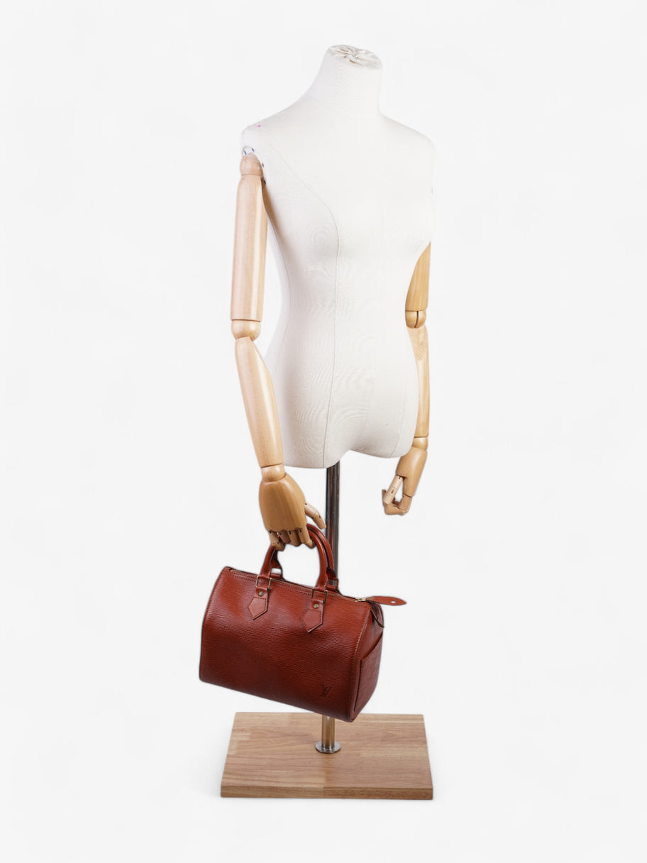 Louis Vuitton Speedy Brown Epi Leather 25 Image 2