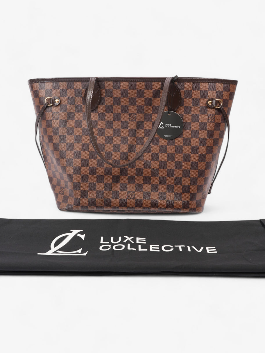 Louis Vuitton Neverfull Damier Ebene Coated Canvas MM Image 9