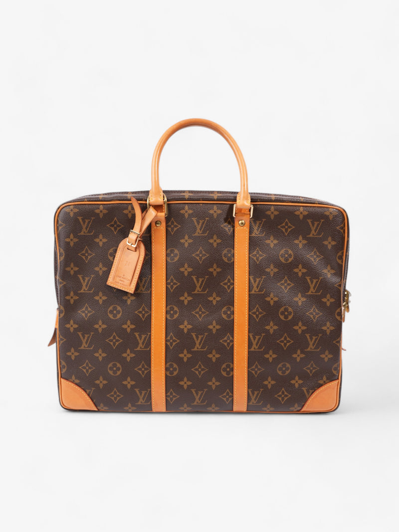  Louis Vuitton Porte Documents Voyage Monogram Coated Canvas