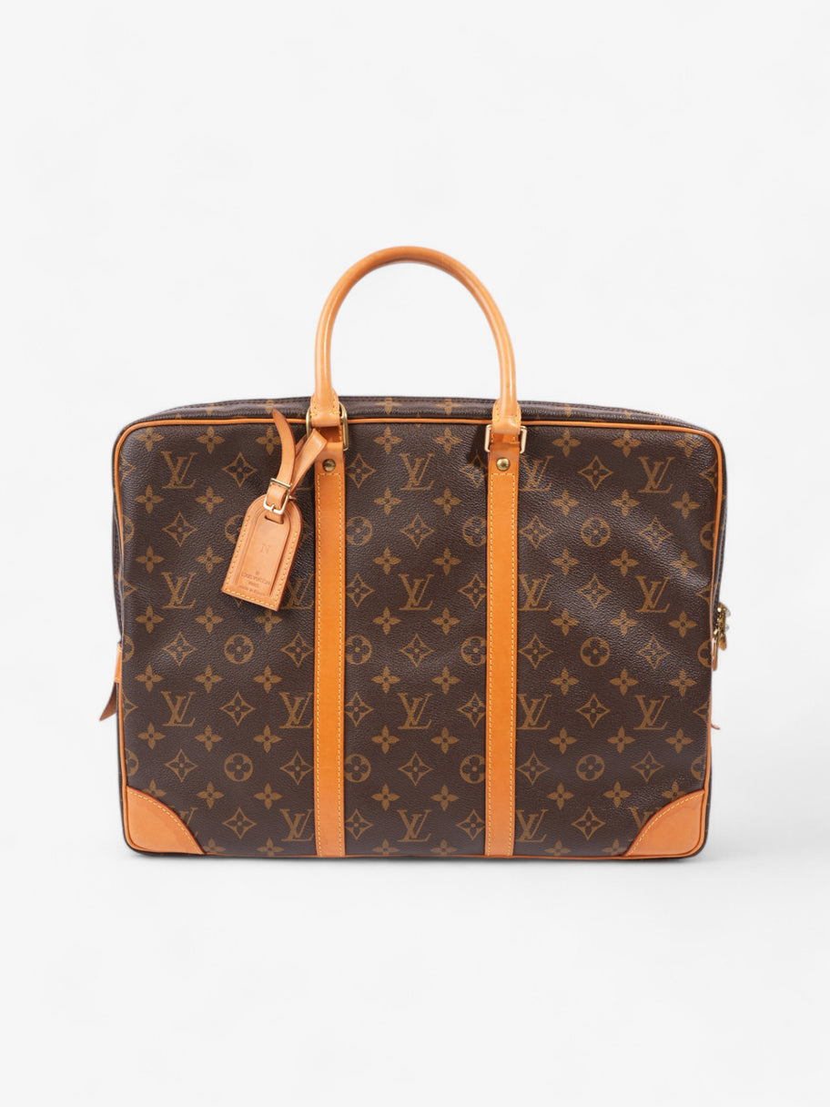 Louis Vuitton Porte Documents Voyage Monogram Coated Canvas Image 1