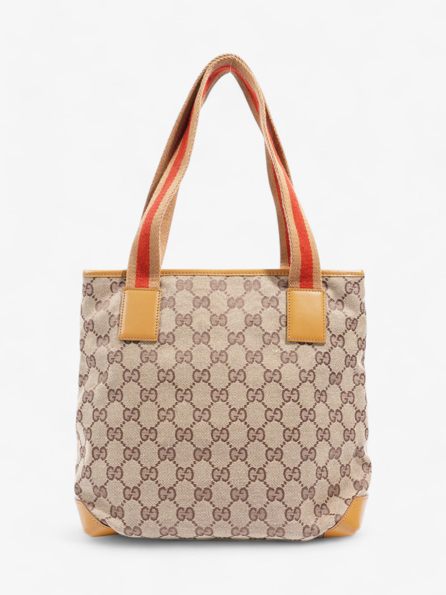 Gucci GG Canvas Tote Monogram / Red Canvas Image 4