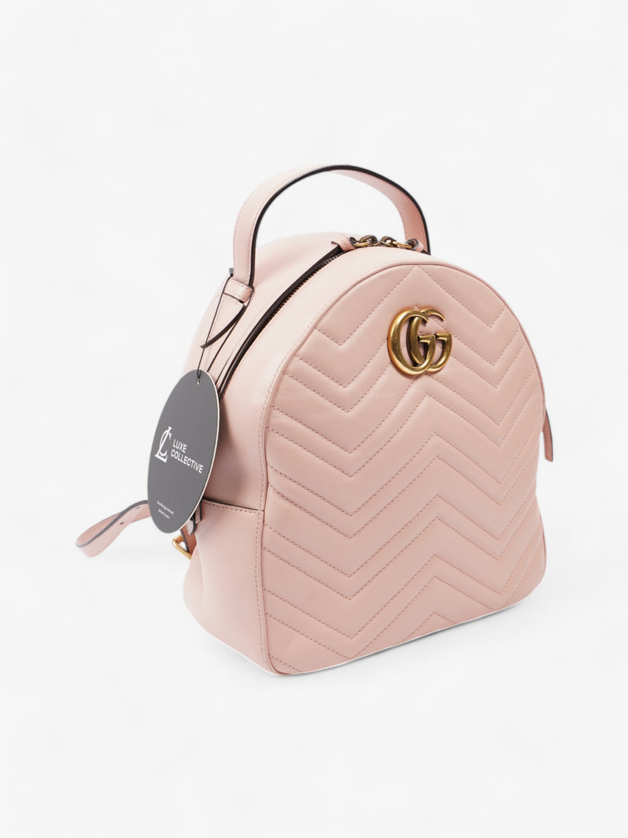 Gucci GG Marmont Backpack Pink Leather Image 10