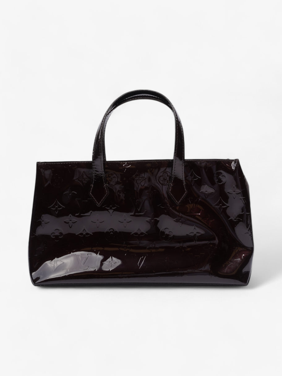 Louis Vuitton Wilshire Monogram Vernis / Burgundy Vernis Leather PM Image 4