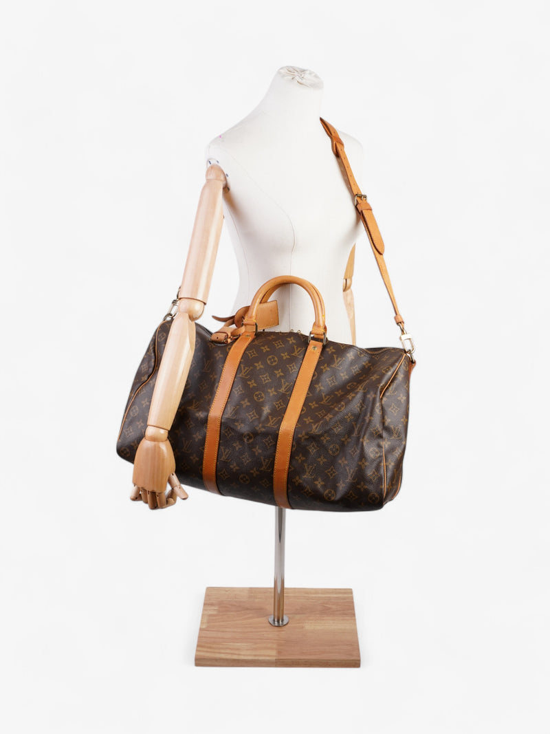  Louis Vuitton Keepall Bandouliere Monogram Coated Canvas 55