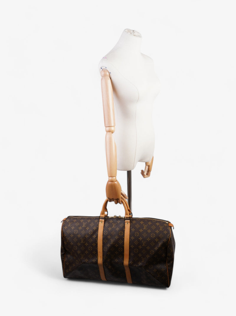  Louis Vuitton Keepall Monogram Coated Canvas 55