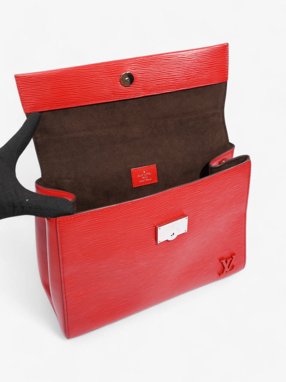 Louis Vuitton Cluny Red Epi Leather MM Image 9