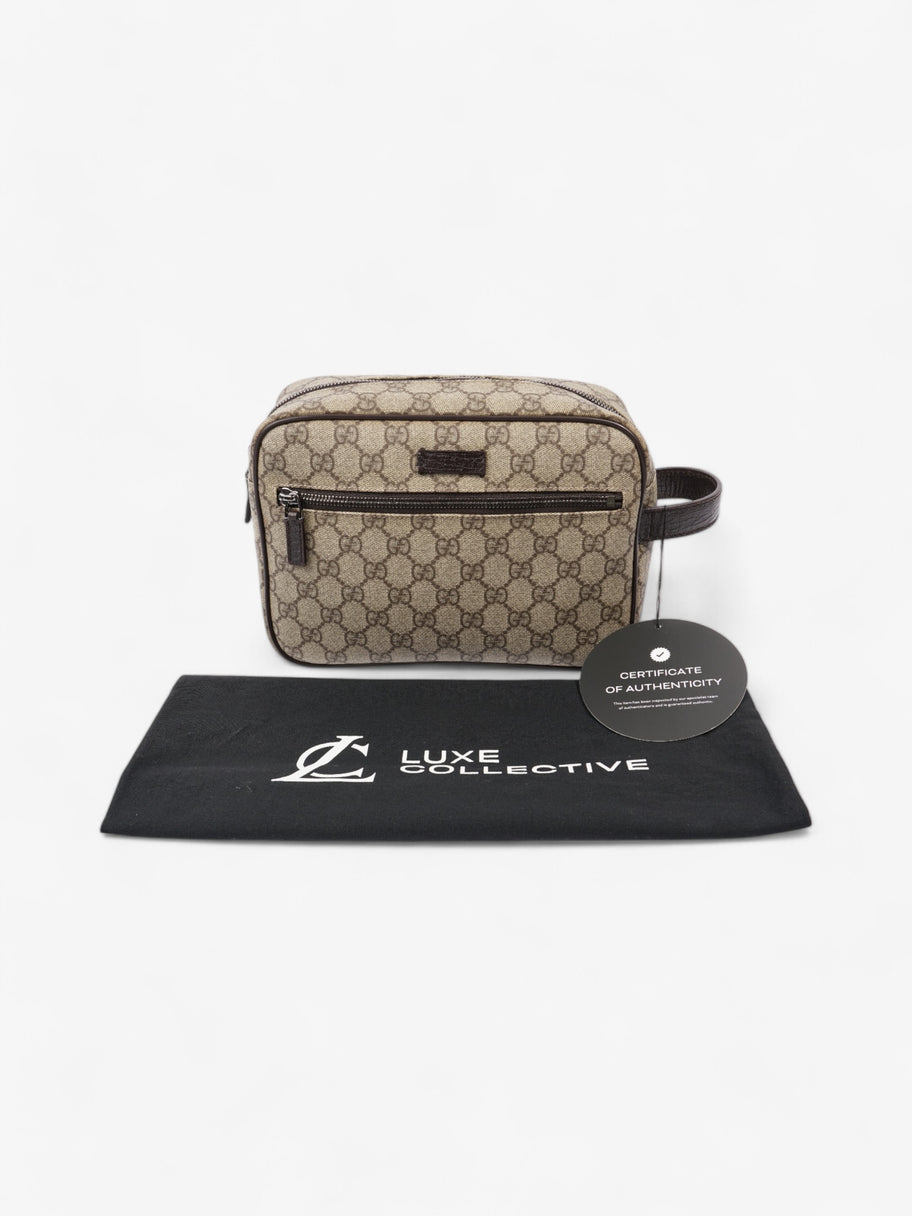 Gucci GG Toiletry Brown Coated Canvas Image 7