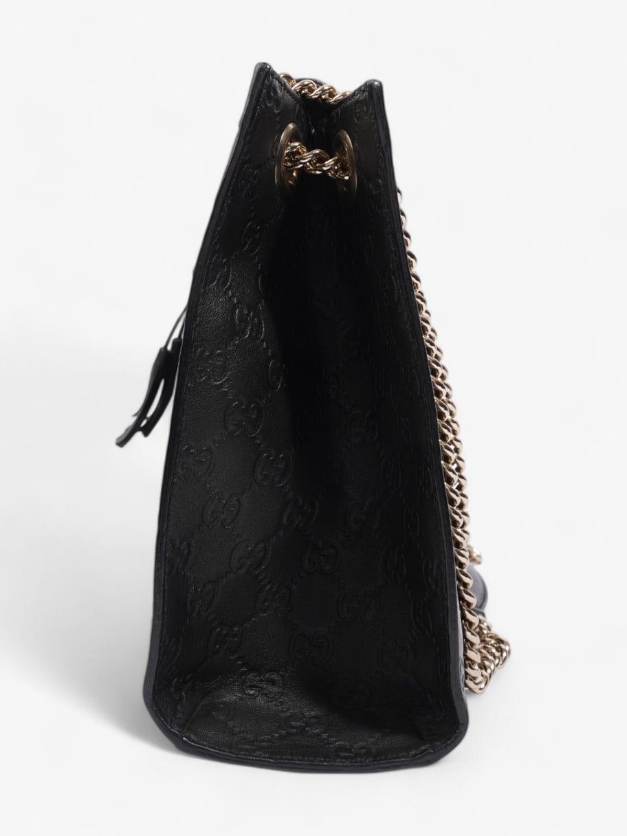 Gucci Emily Guccissima Chain Black Calfskin Leather Image 3