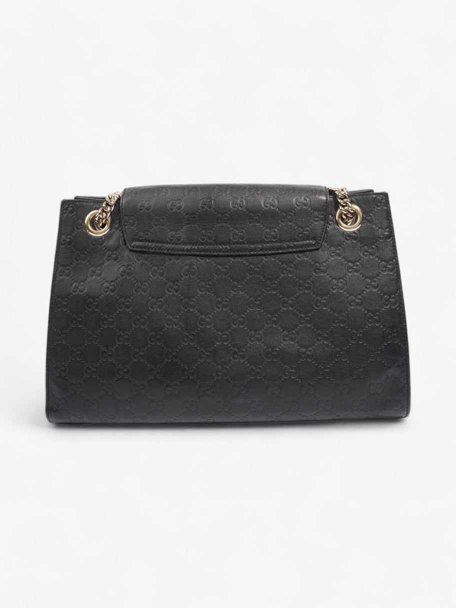 Gucci Emily Guccissima Chain Black Calfskin Leather Image 4