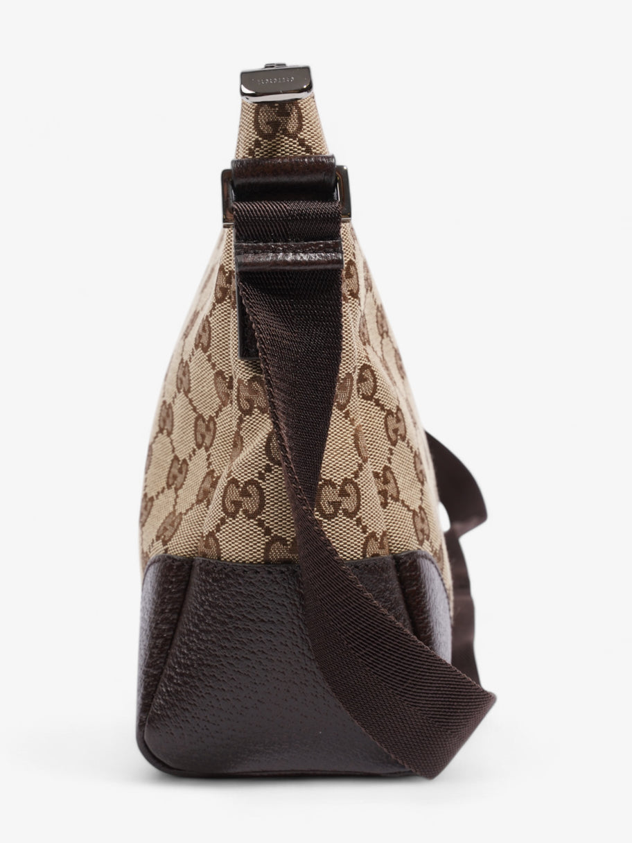 Gucci GG Canvas Messenger Brown  Canvas Image 3