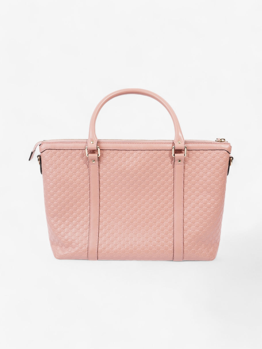 Gucci 2Way Tote Pink Guccissima Calfskin Leather Image 4