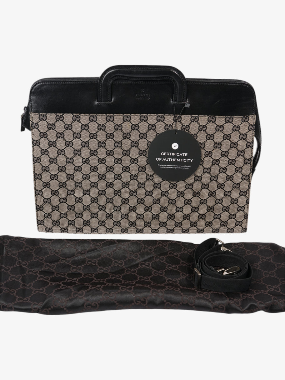 Gucci GG Business Bag GG Supreme / Black Canvas Image 9